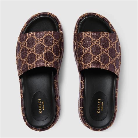 walk around in gucci sandals|Designer Sandals for Women .